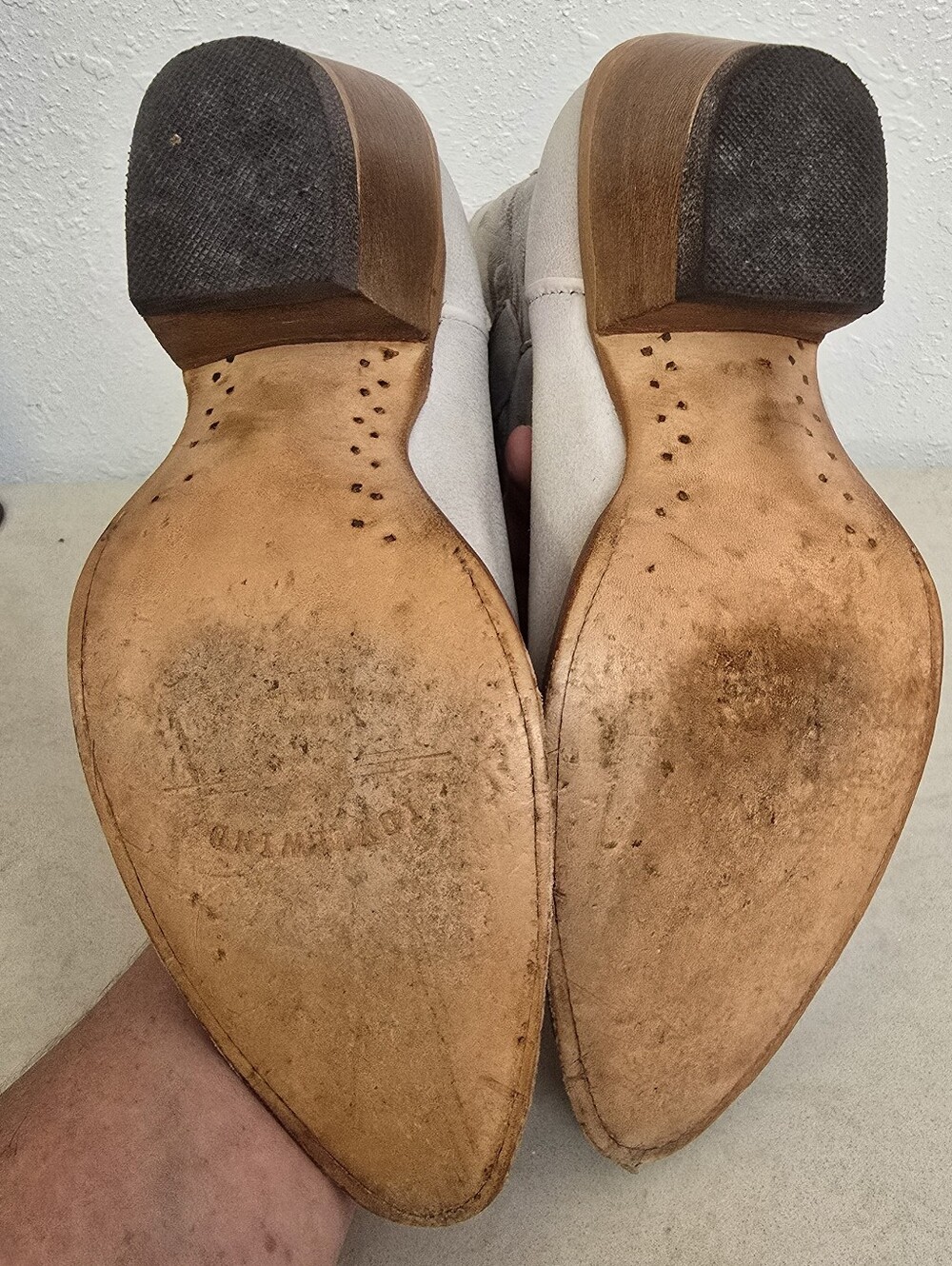 Idyllwind Gray Suede Short Western Cowboy Boots Pointed Toe Size 6.5 - Picture 5 of 5